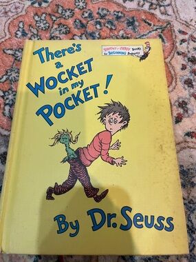 Dr. Seuss Bright Yellow Hardcover with Blue Lettering